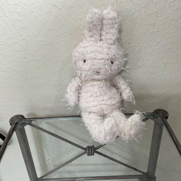 Bunnies By The Bay Plush 13” Pretty Girl Bunny Rabbit Floppy Furry Shaggy Toy - Picture 1 of 6